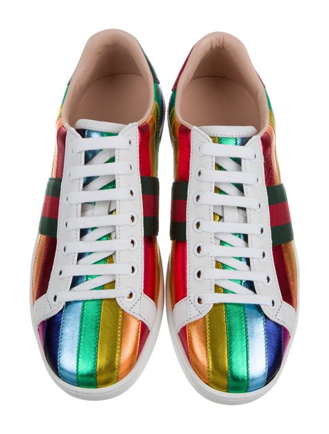 rainbow gucci sneakers